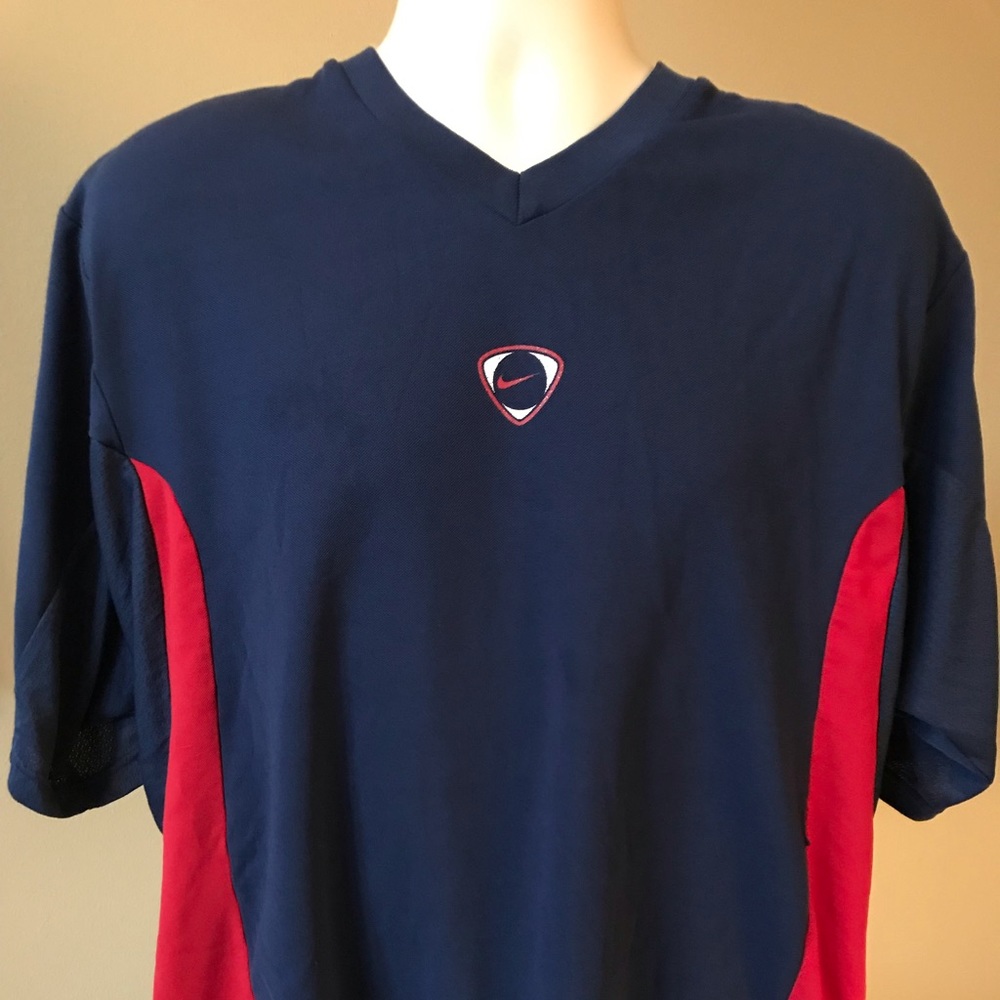 NIKE (XL) Red White & Blue USA Jersey Shirt